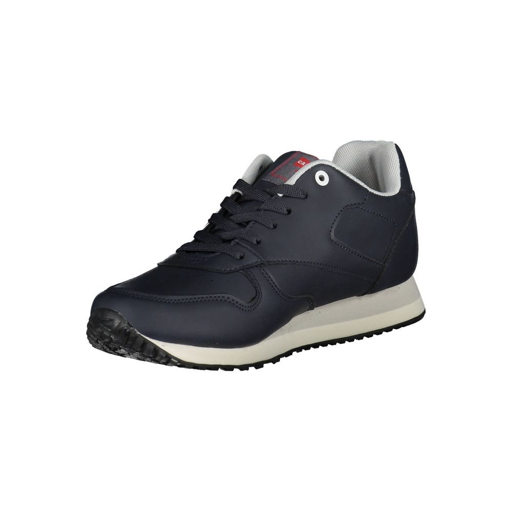 Blue Polyester Sneaker