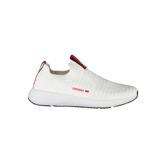 White Polyester Sneaker