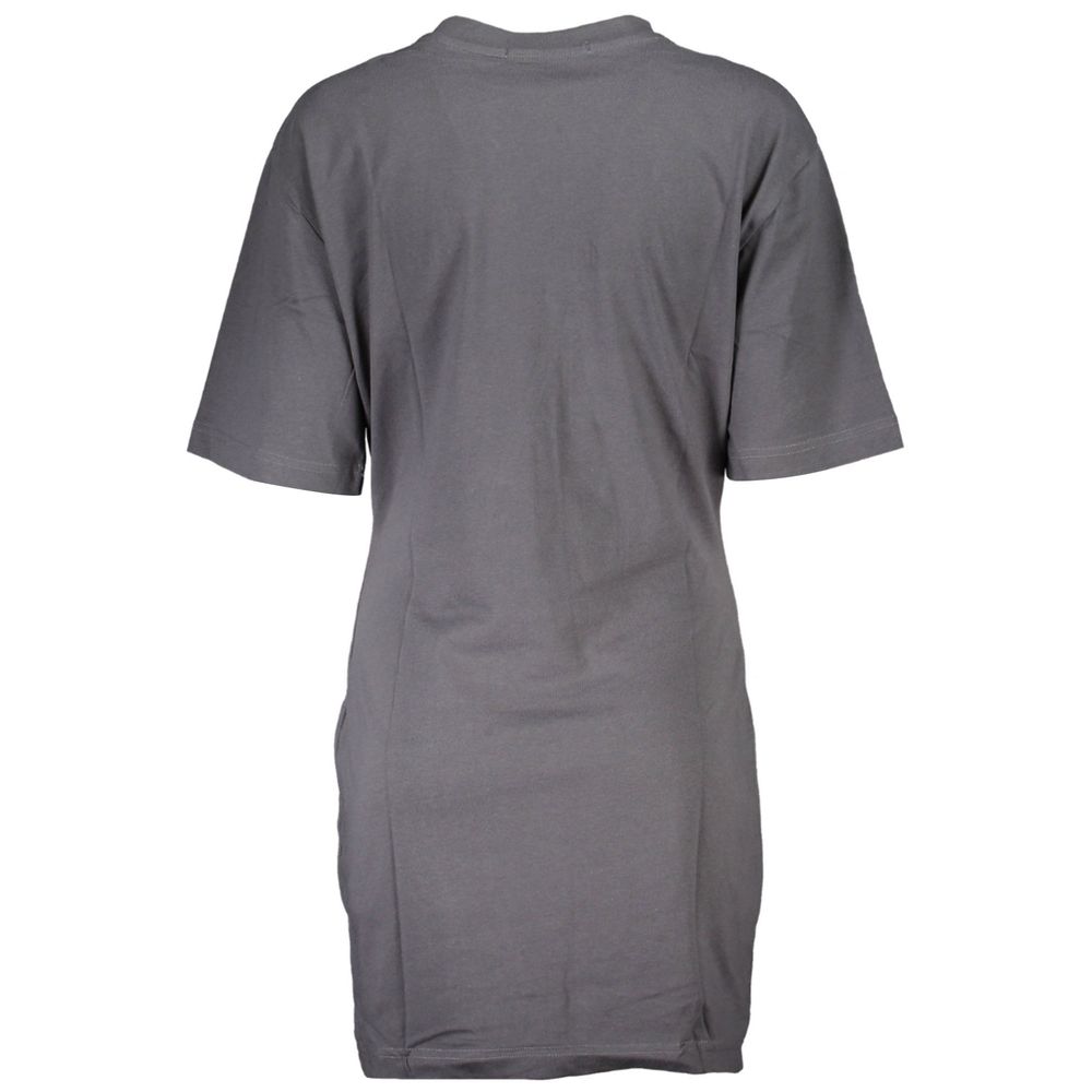 Vestido negro de algodón