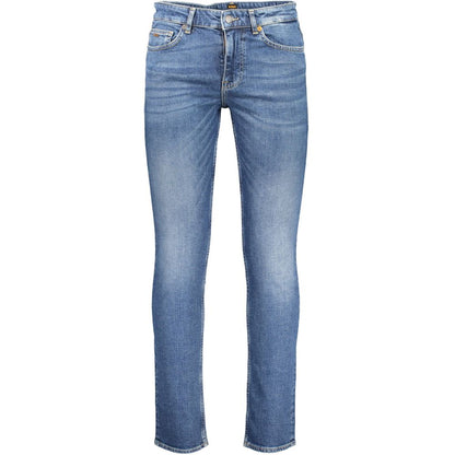 Pantalones y vaqueros de algodón azules