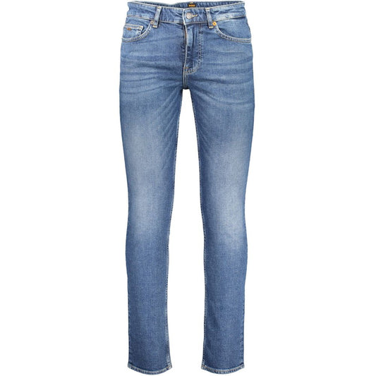 Pantalones y vaqueros de algodón azules