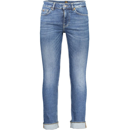 Pantalones y vaqueros de algodón azules
