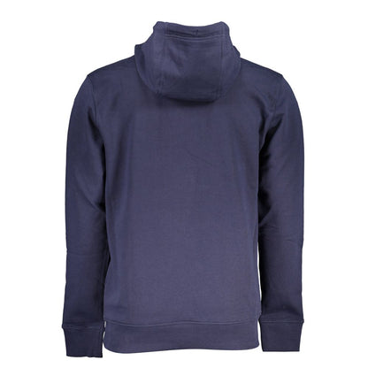 Jersey azul de algodón