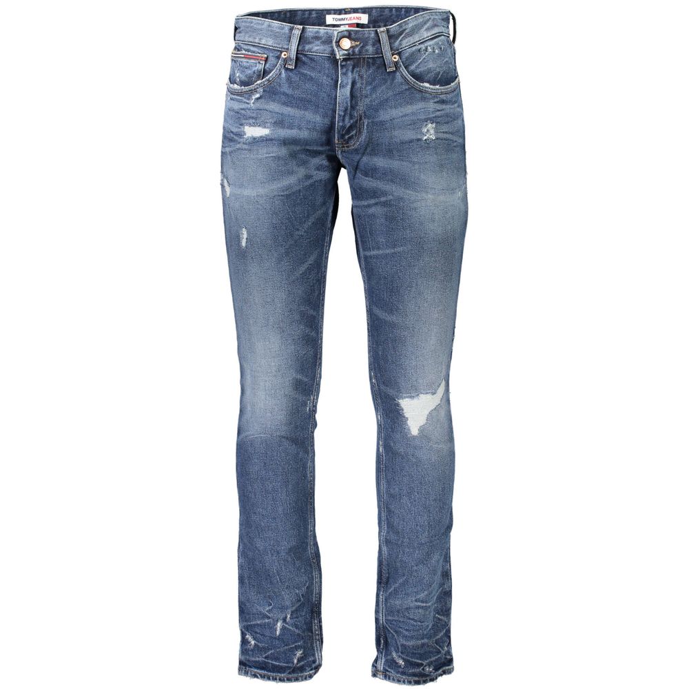 Pantalones y vaqueros de algodón azules