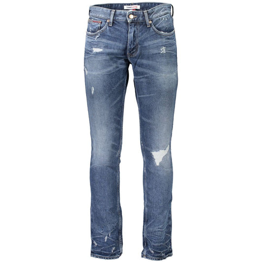 Pantalones y vaqueros de algodón azules