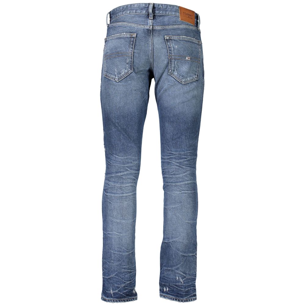 Pantalones y vaqueros de algodón azules