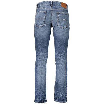 Pantalones y vaqueros de algodón azules