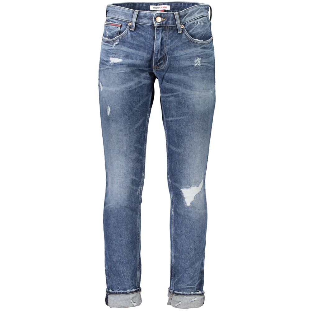 Pantalones y vaqueros de algodón azules