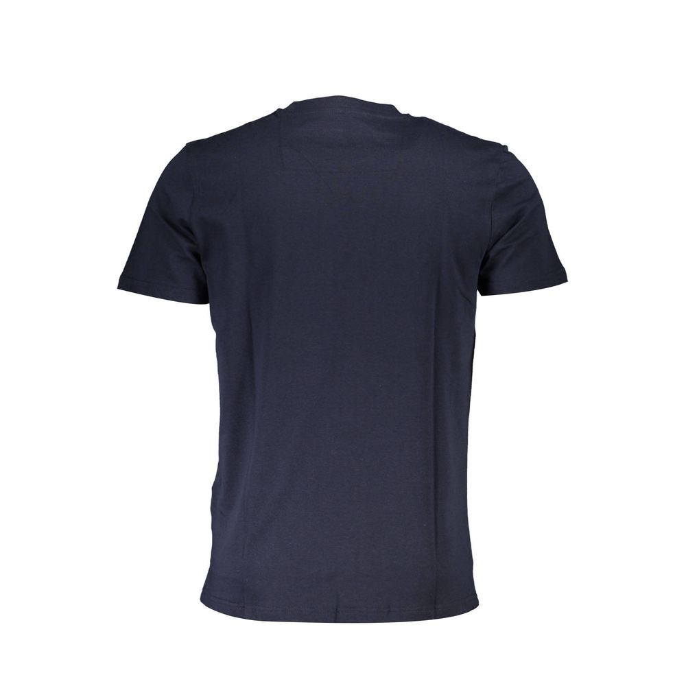 Camiseta azul de algodón