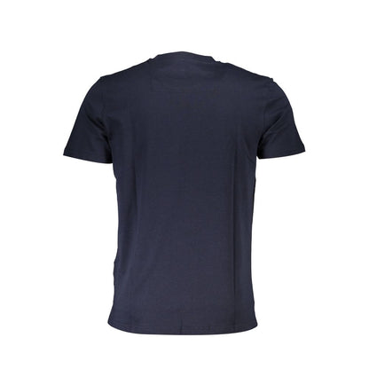 Camiseta azul de algodón