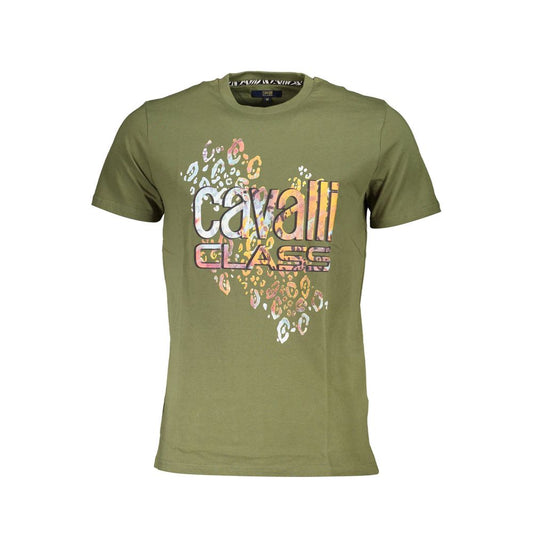Camiseta verde de algodón
