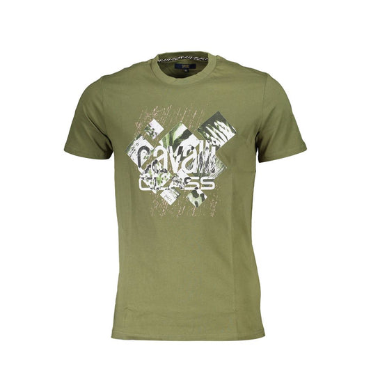 Camiseta verde de algodón