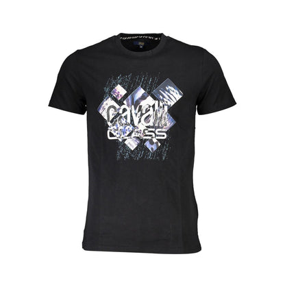 Camiseta negra de algodón