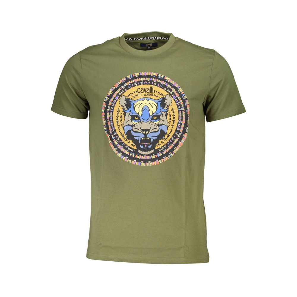Camiseta verde de algodón