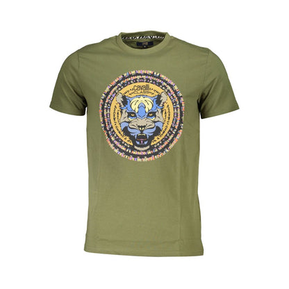 Camiseta verde de algodón