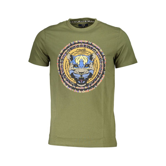 Camiseta verde de algodón