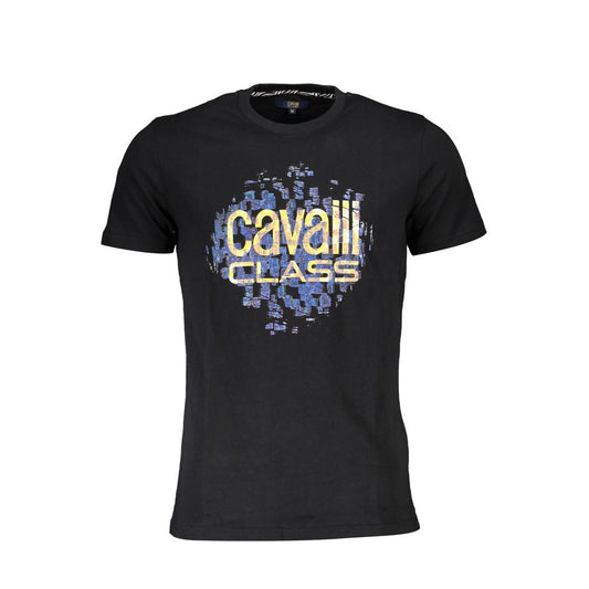 Camiseta negra de algodón