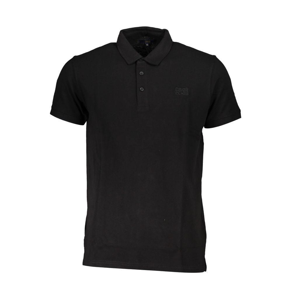 Polo de algodón negro