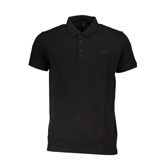 Polo de algodón negro