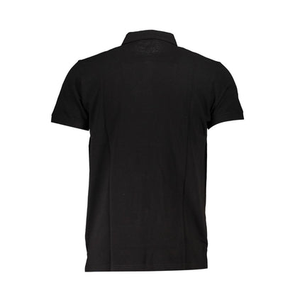 Polo de algodón negro