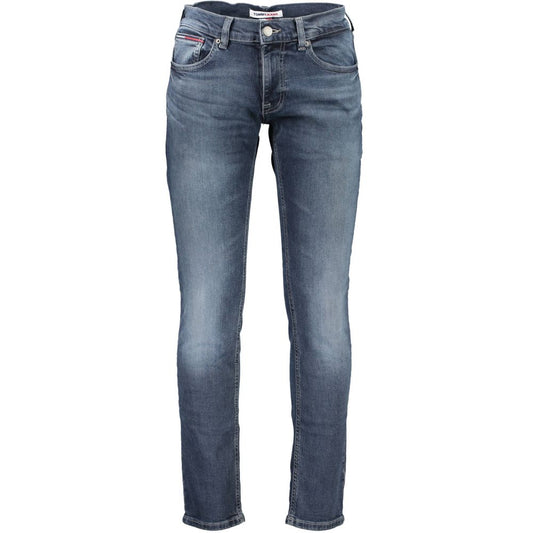 Black Cotton Jeans & Pant