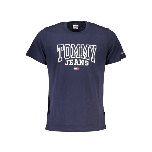 Camiseta azul de algodón