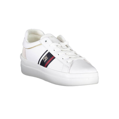Zapatilla blanca de poliéster