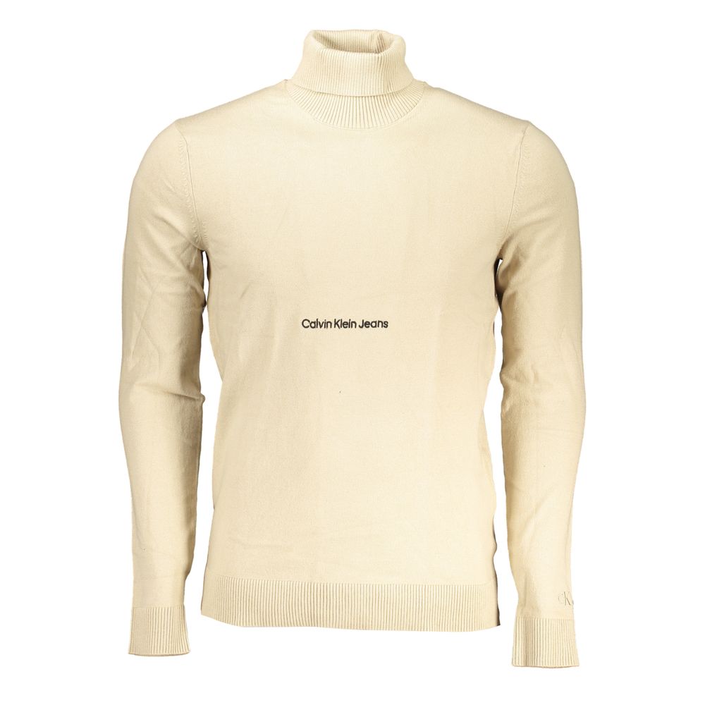 Beige Cotton Sweater