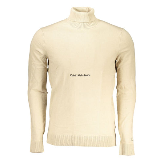 Beige Cotton Sweater