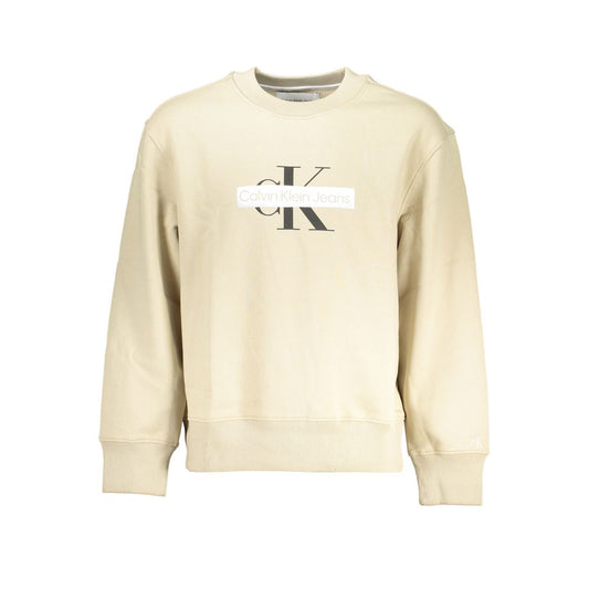 Beige Cotton Sweater