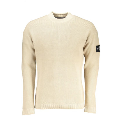 Jersey de algodón beige