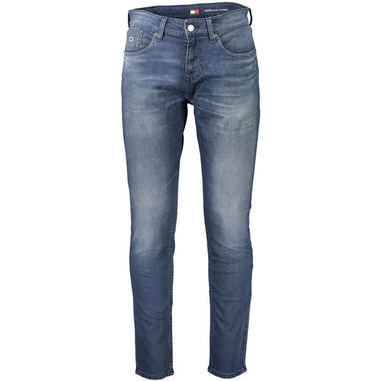 Pantalones y vaqueros de algodón azules