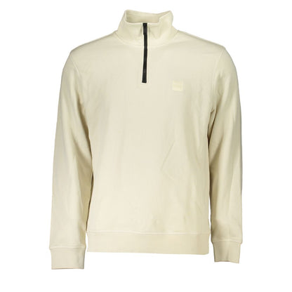 Beige Cotton Sweater