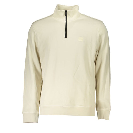 Beige Cotton Sweater