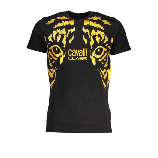 Camiseta negra de algodón