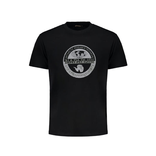 Camiseta negra de algodón