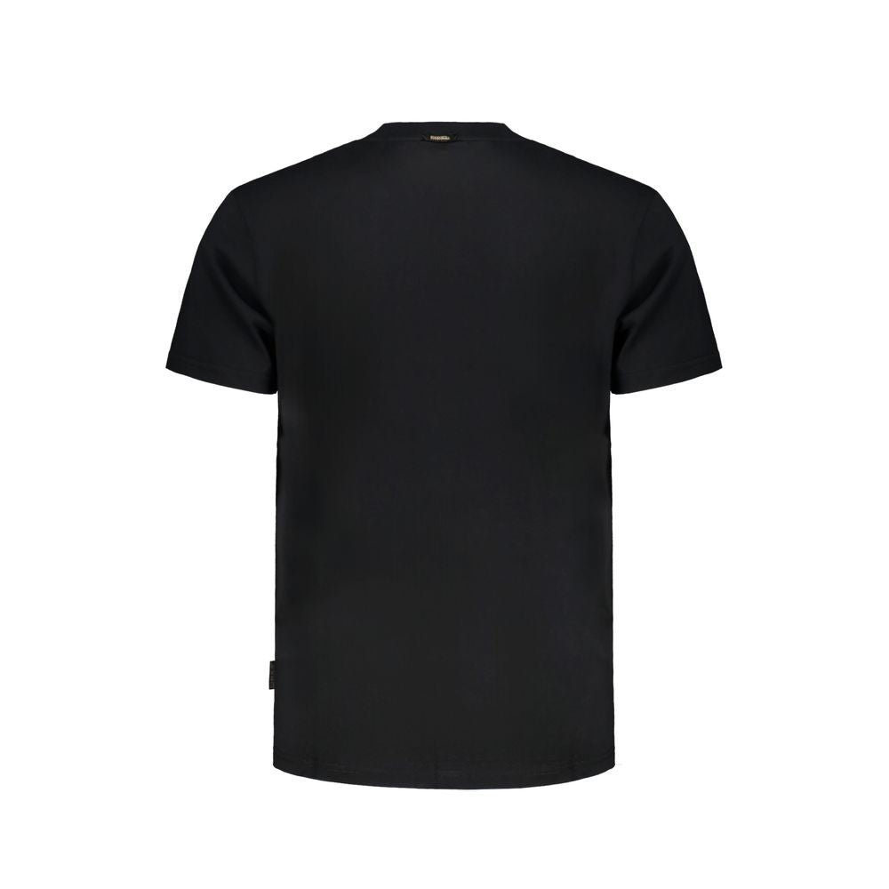 Camiseta negra de algodón