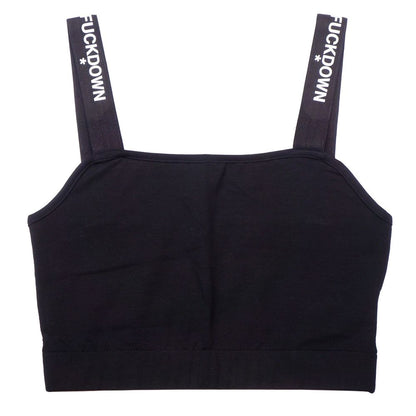 Tops y camisetas de algodón negro