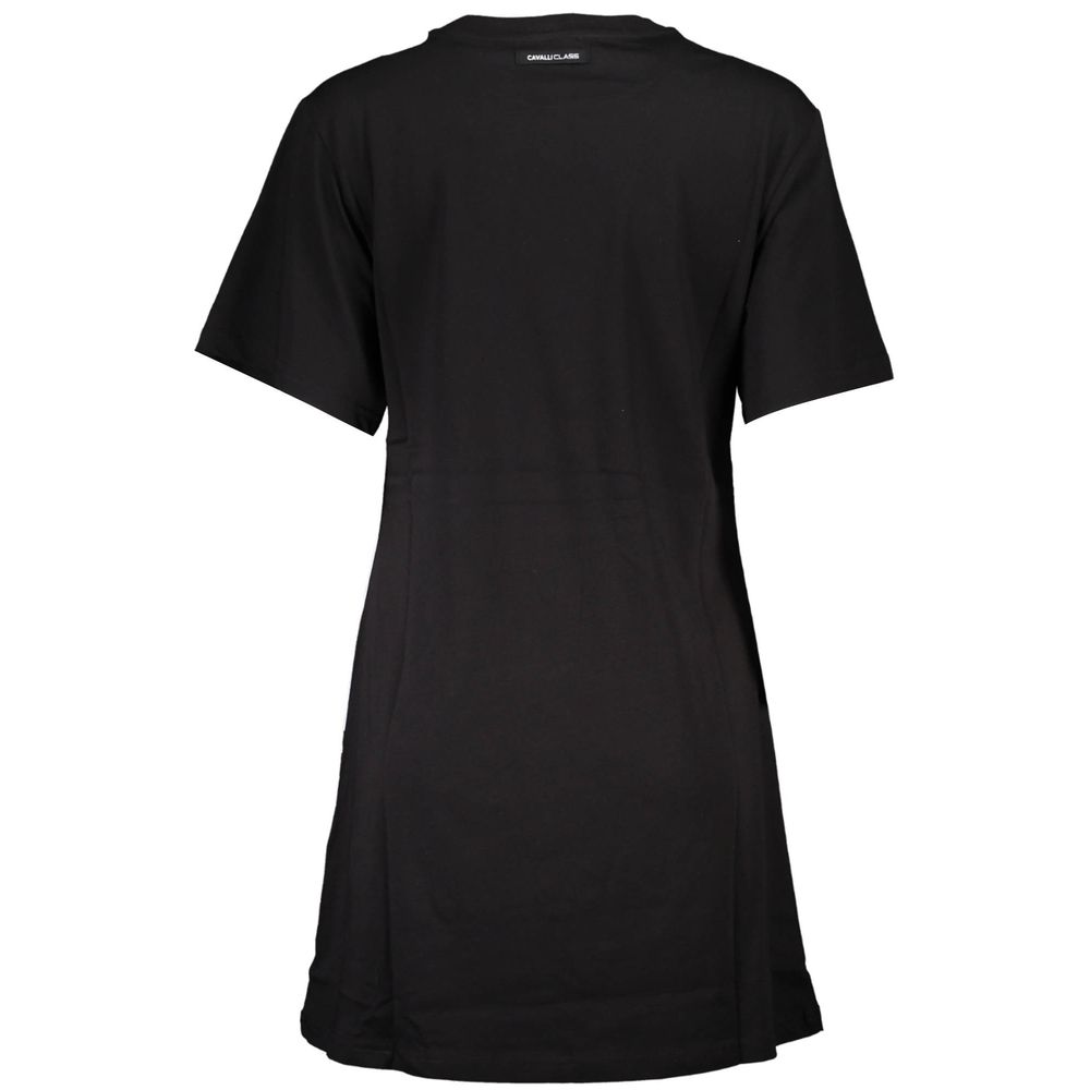 Vestido negro de algodón