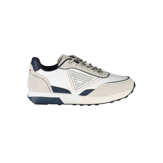 White Polyester Sneaker