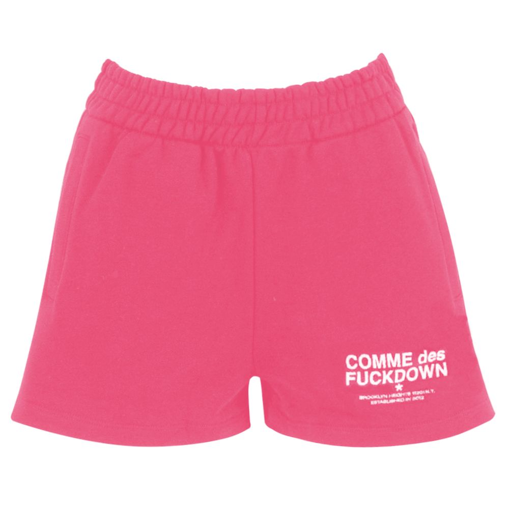 Short de algodón rosa