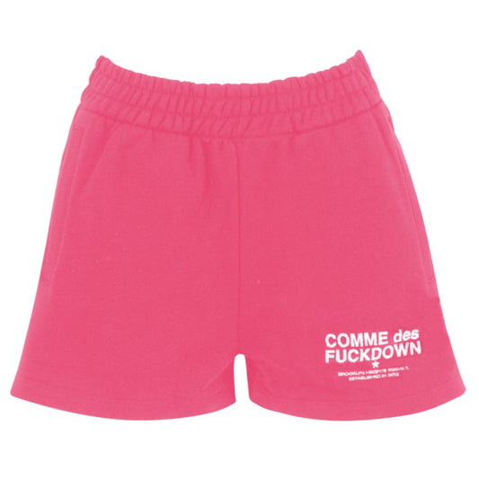 Short de algodón rosa
