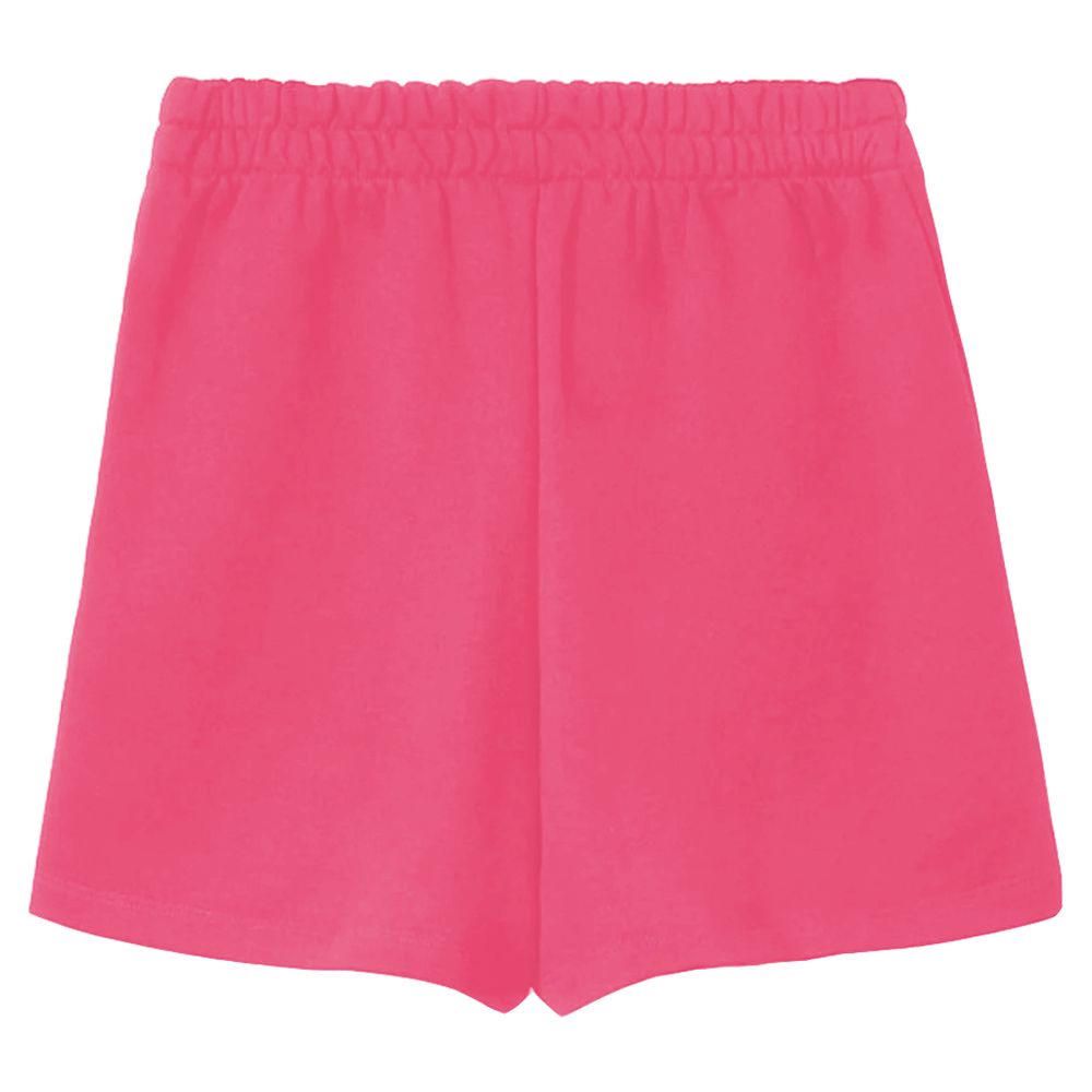 Short de algodón rosa