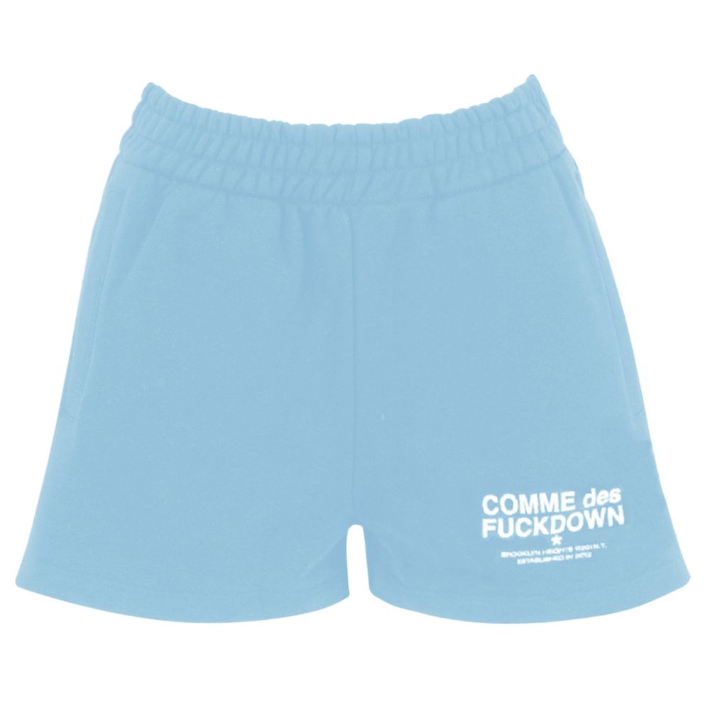 Pantalón corto de algodón azul
