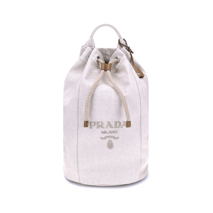 Linen Bucket Bag