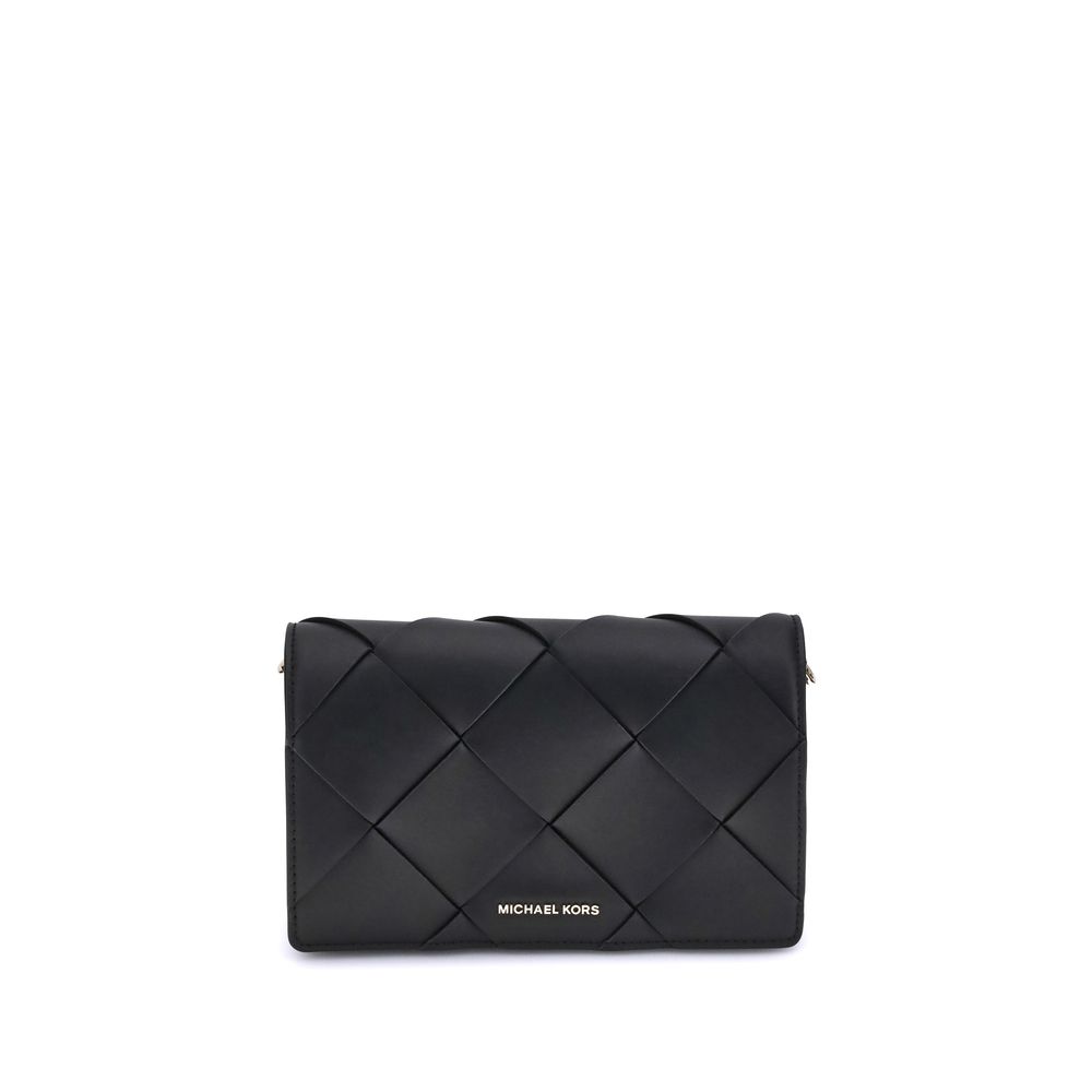 Woven leather Jet Set Shoulder Bag
