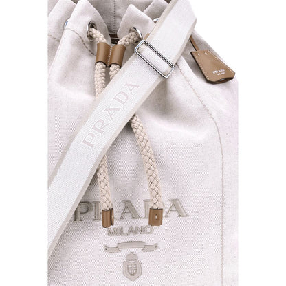 Linen Bucket Bag