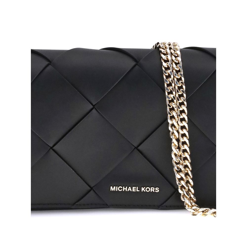 Woven leather Jet Set Shoulder Bag