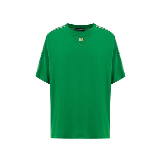 Camiseta verde de algodón