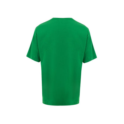 Camiseta verde de algodón